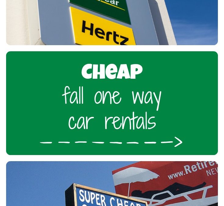 Cheap fall one way car rentals