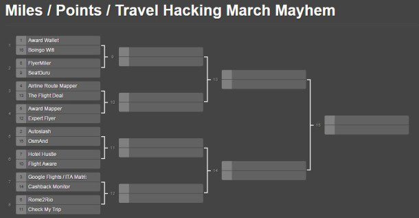 It's Travel Hacking March Mayhem! Quarterfinal #1 - Vote For The Best ...