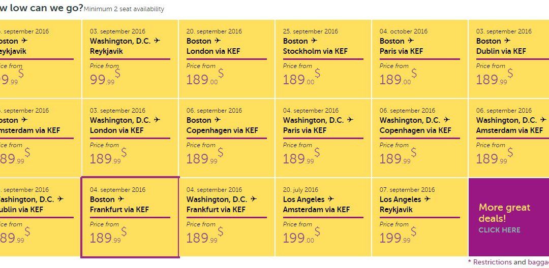 $99 flights to Europe are BACK!