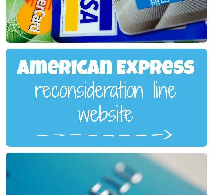 American Express reconsideration line website