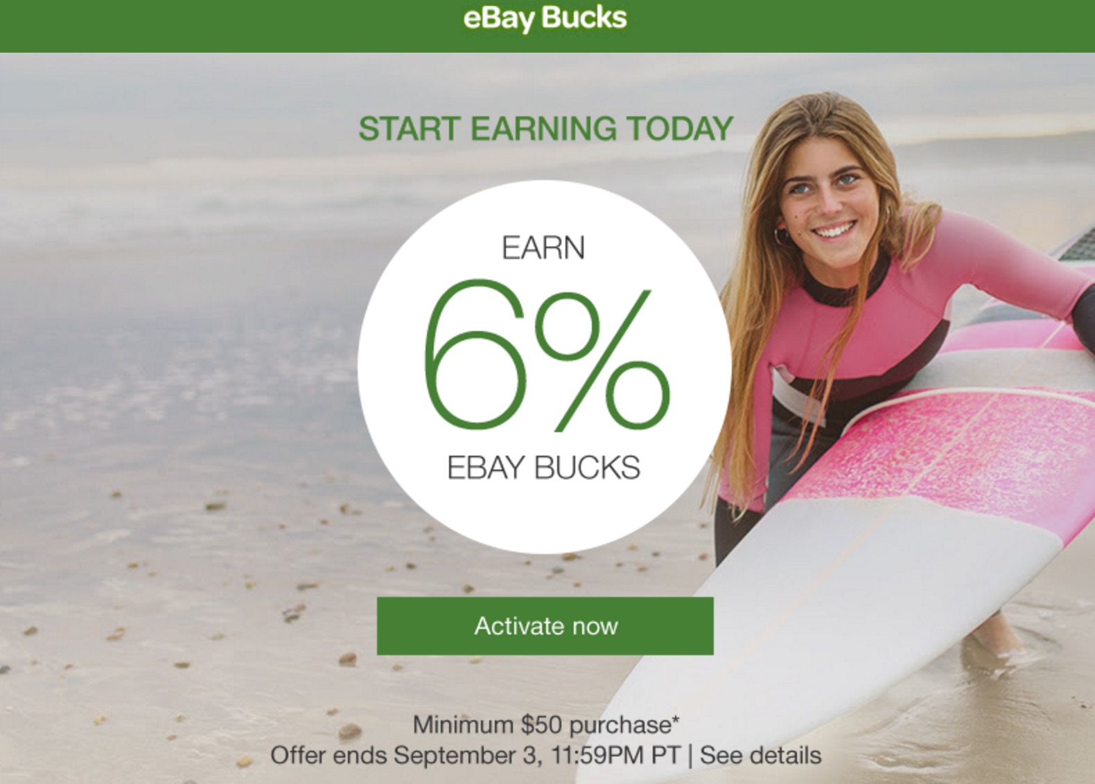 6 Ebay Bucks + gift cards to buy (and resell?) Points with a Crew