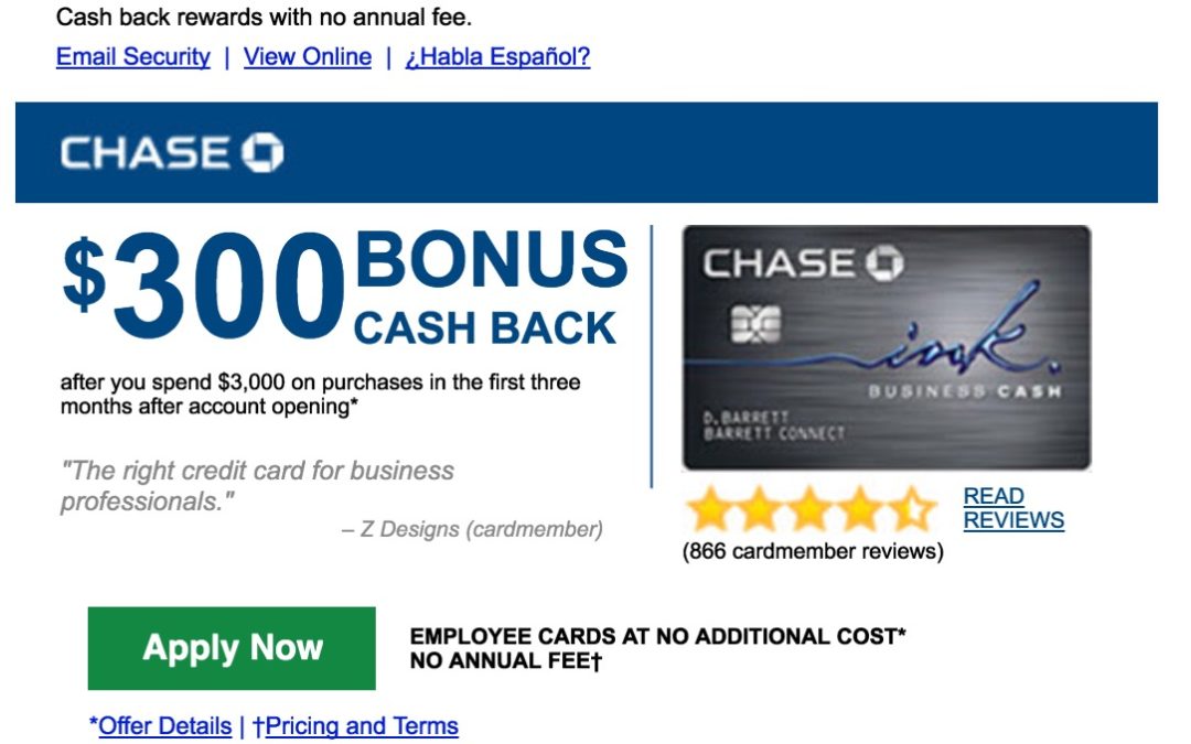 I’m way over 5/24 but Chase just sent me a card offer by email!