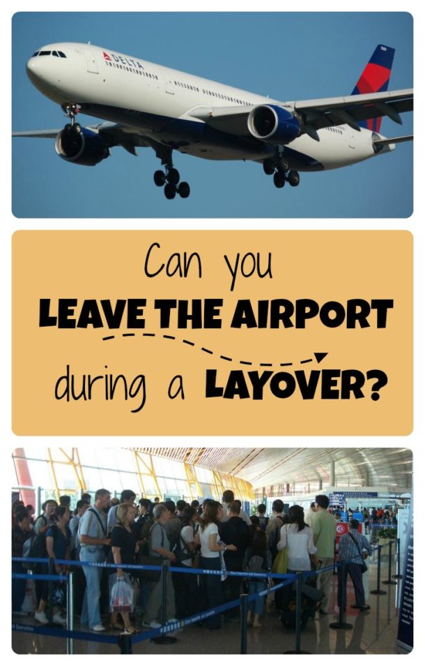 Can you leave the airport during a layover? Points with a Crew