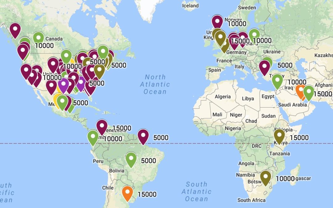 The IHG Point Breaks map and sortable table is updated (July 23 – September 2018)