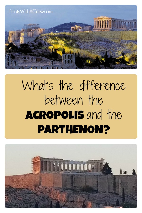 If you're traveling to Athens Greece and interested in history, architecture or ruins you may wonder what's the difference between the Greek Acropolis and Parthenon museum #acropolis #parthenon #athens #greece