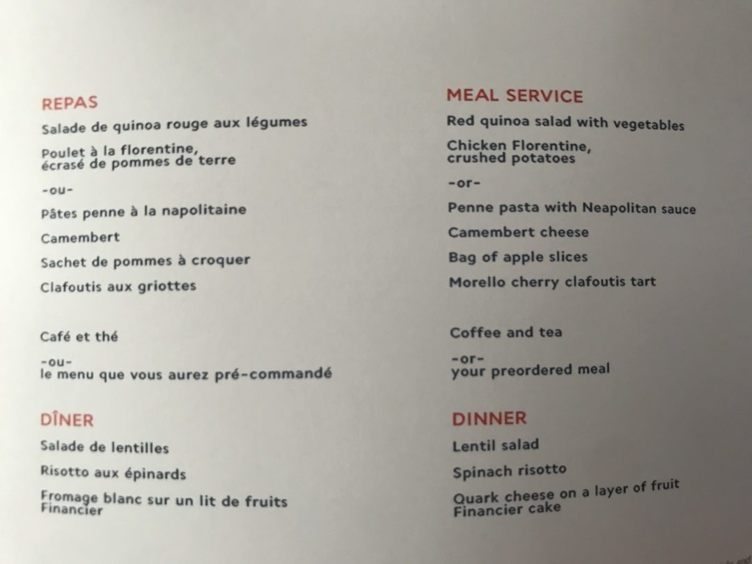 airfrancea380economymenu1 Points with a Crew