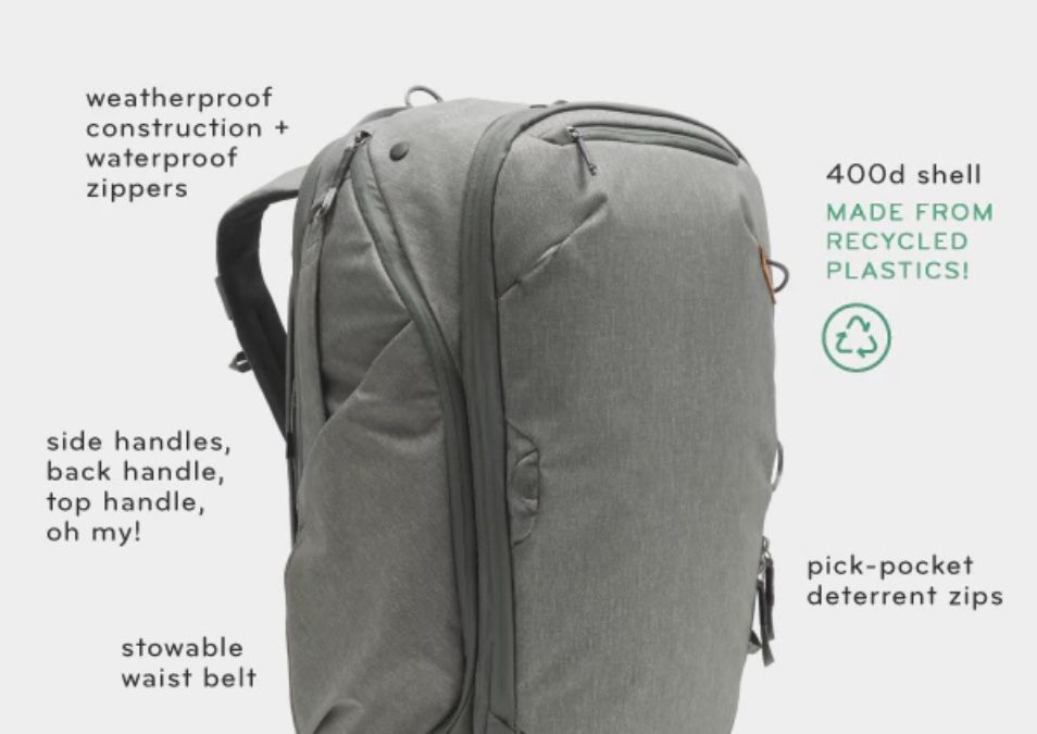 Last chance Kickstarter – Versatile Travel Backpack + Packing Tools