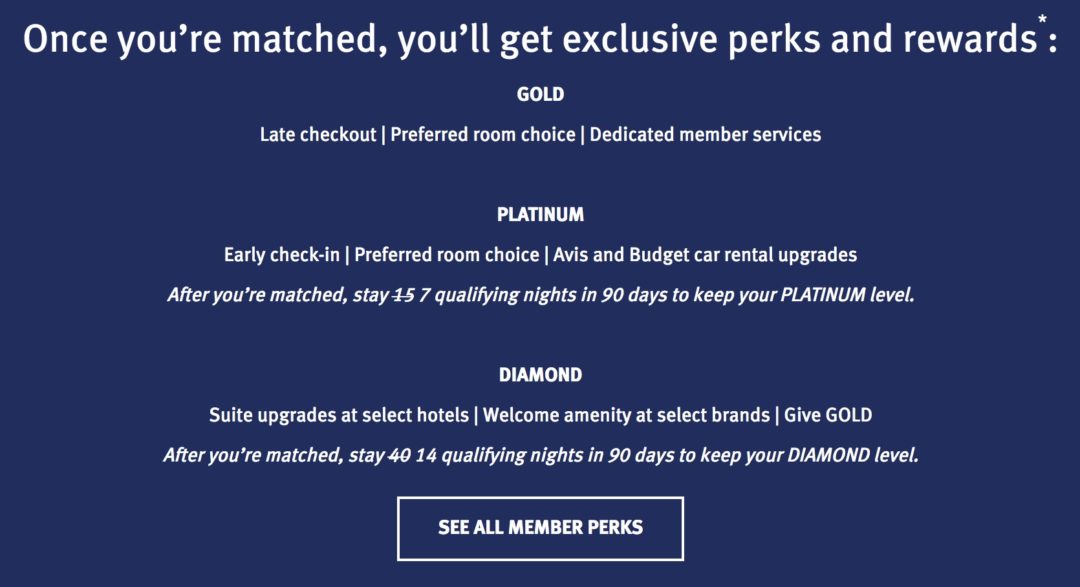 Status match to Wyndham (and why you might want to do it) Points with