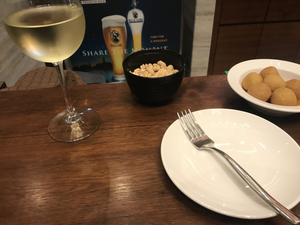 a plate and fork on a table