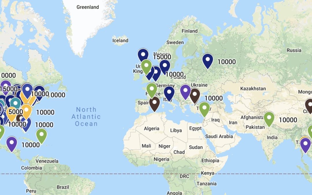 The IHG Point Breaks map and sortable table is updated (February 25 – May 31, 2019)