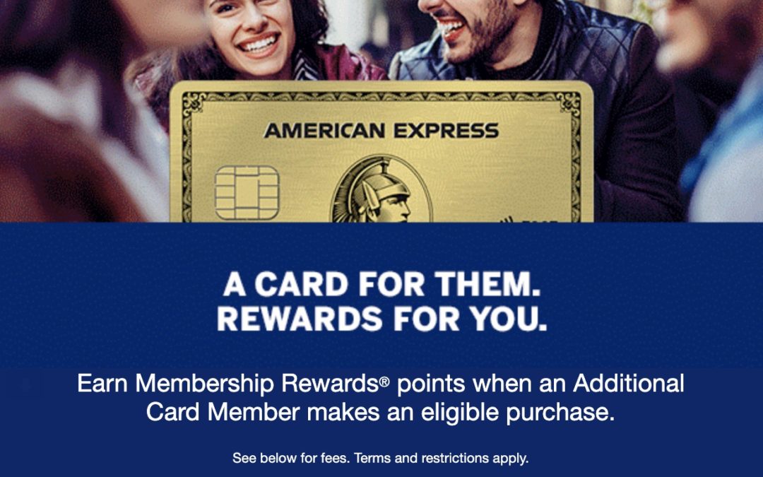 [Targeted] 20,000 points (or more) for adding authorized users to American Express cards