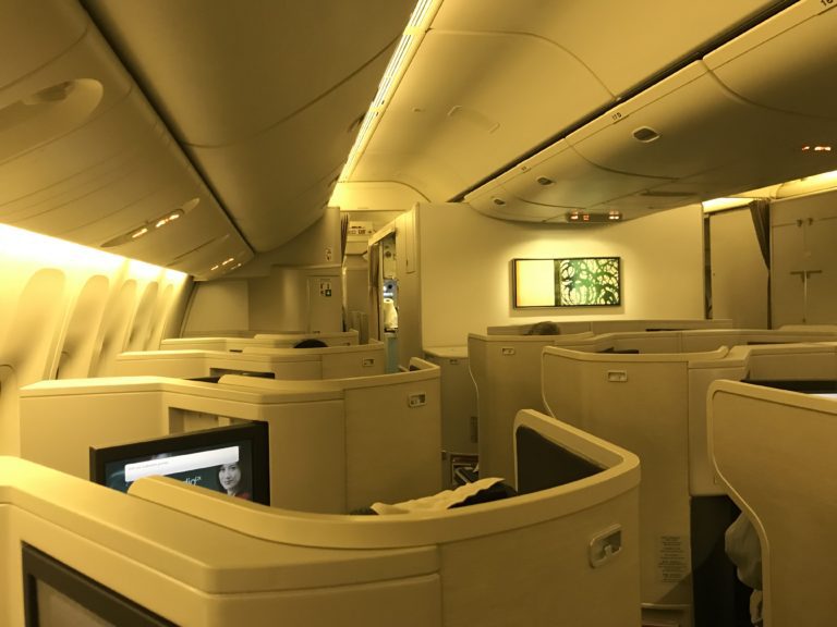 Cathay Pacific 777-300ER Business Class Review: Hong Kong to San ...