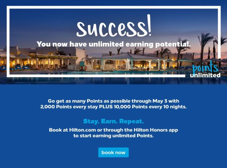 This Hilton Honors Promotion Will Help You Earn that Next Rewards Night