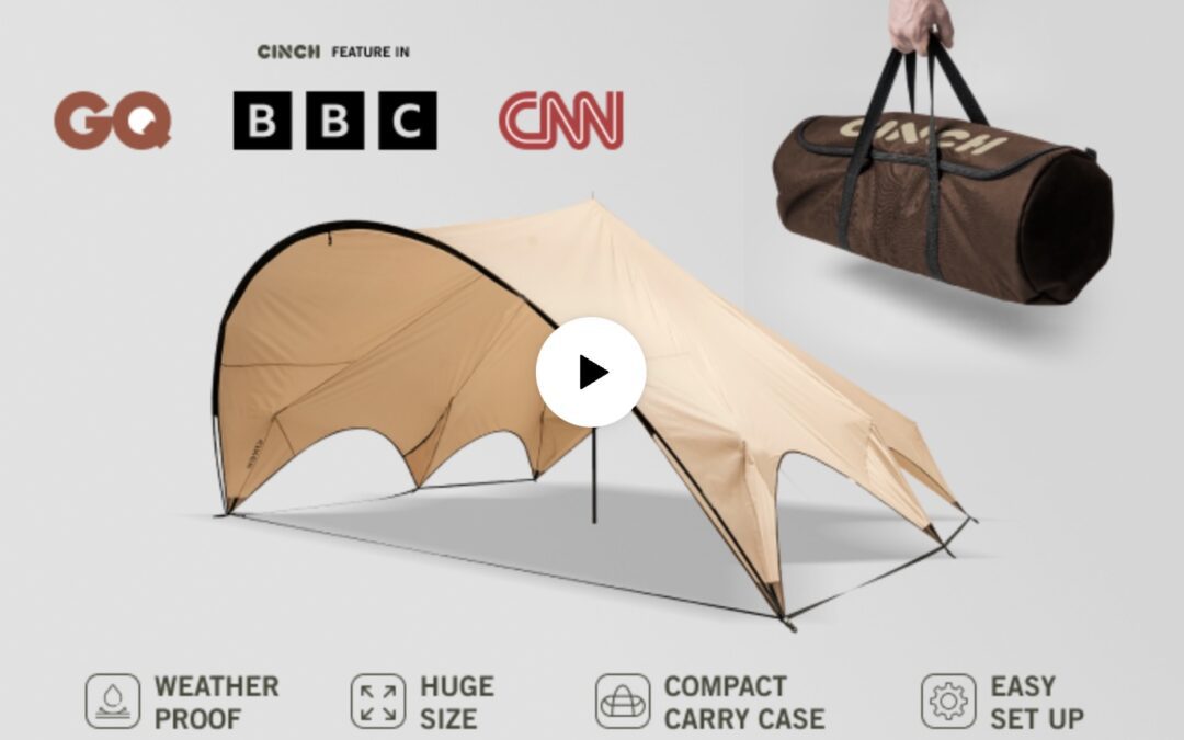 Kickstarter – Shelter by Cinch: The Camping Tarp Reimagined