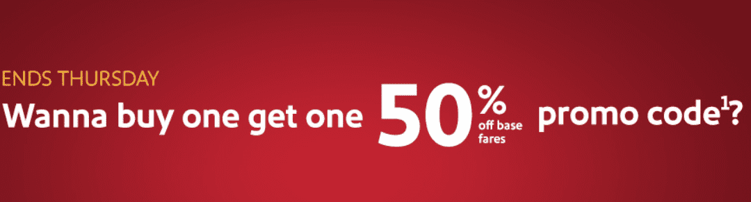 Get a 50% off Promo Code With Southwest