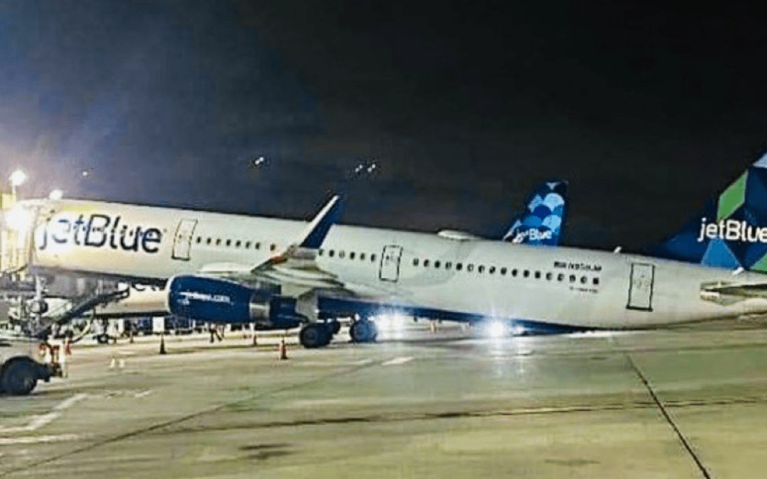 This Is How A JetBlue Plane Tipped Back On Its Tail