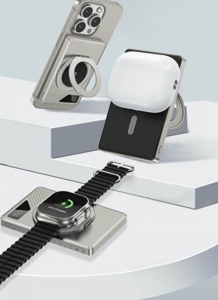 a smart watch charging station
