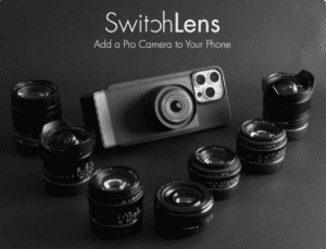 a camera with several lenses