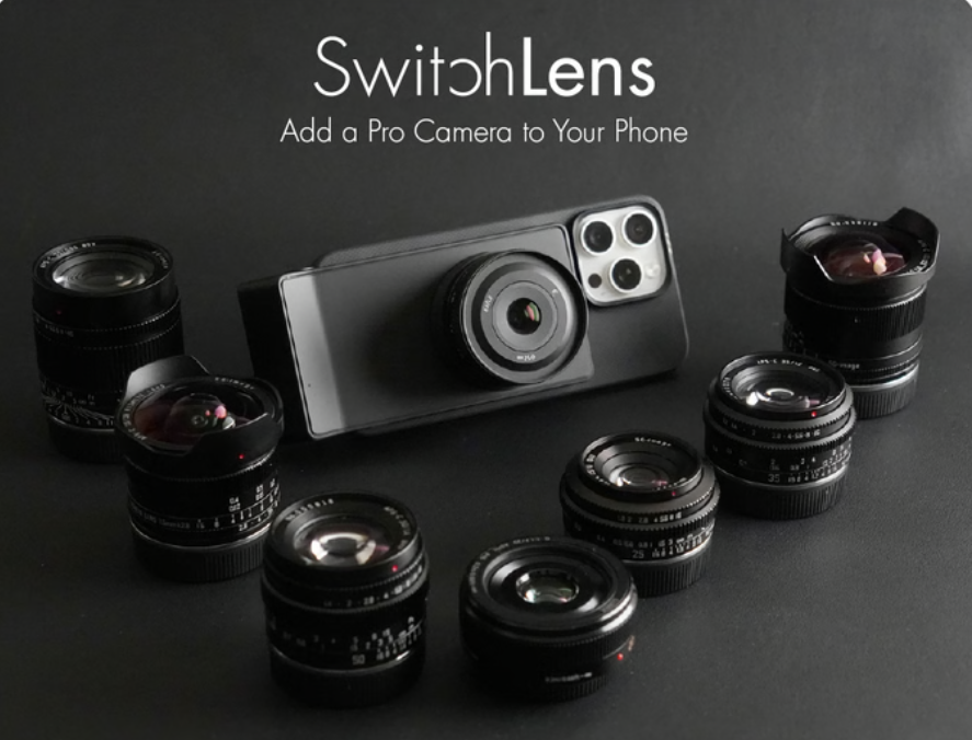 Kickstarter: Switchlens – Turn Any Smartphone into a Professional Camera (back by Friday)