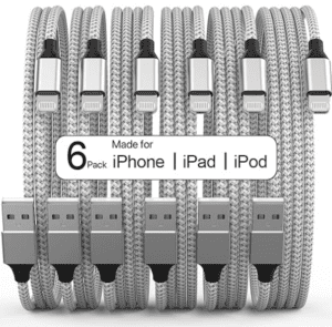 a bundle of cables with text