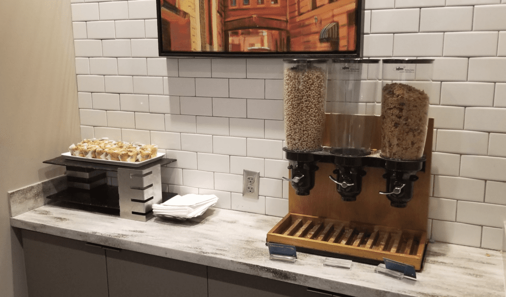 a food dispenser on a counter