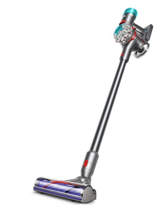 a vacuum cleaner with a handle