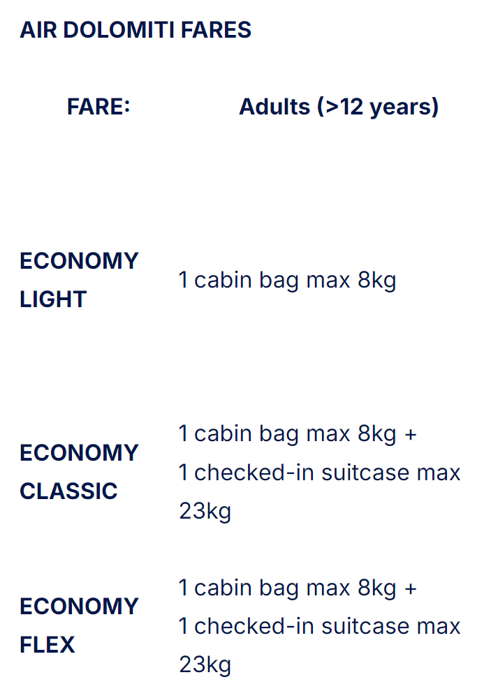 Do Air Dolomiti Flights Booked With United MileagePlus Miles Get Free Checked Bags Points with a Crew