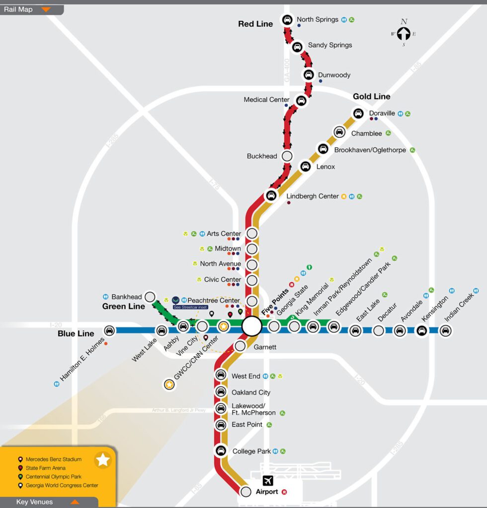 a map of a subway system