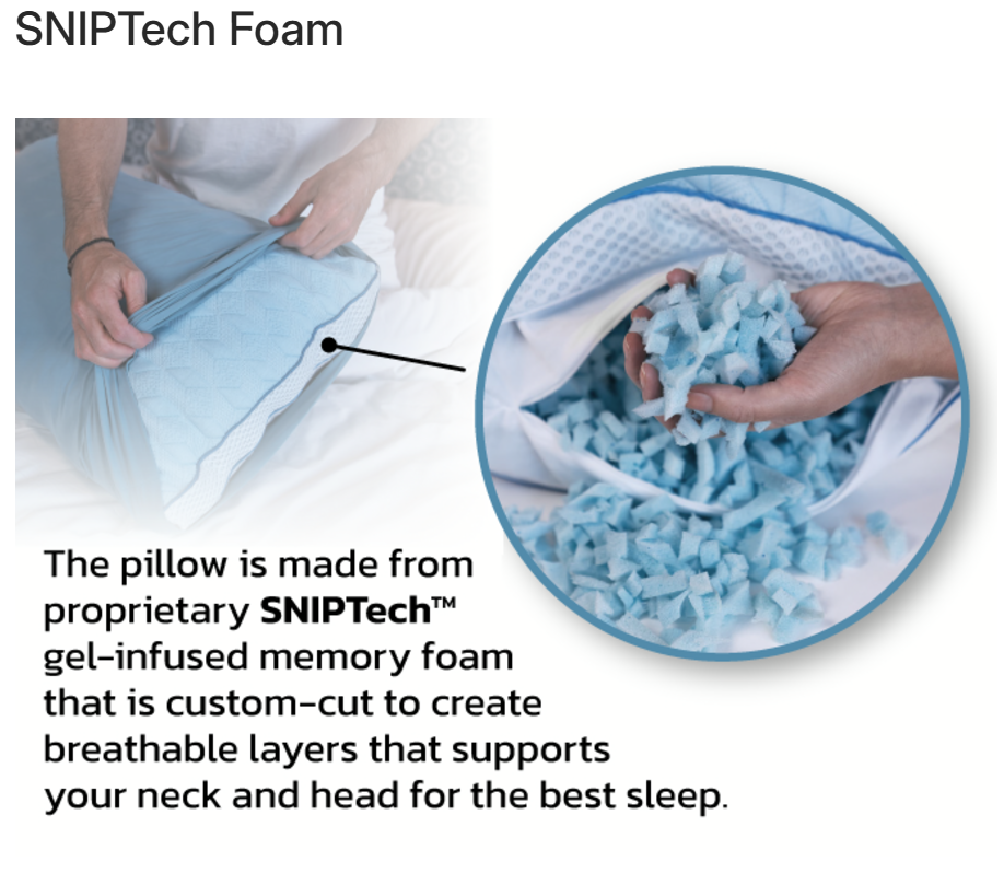 a person making a pillow