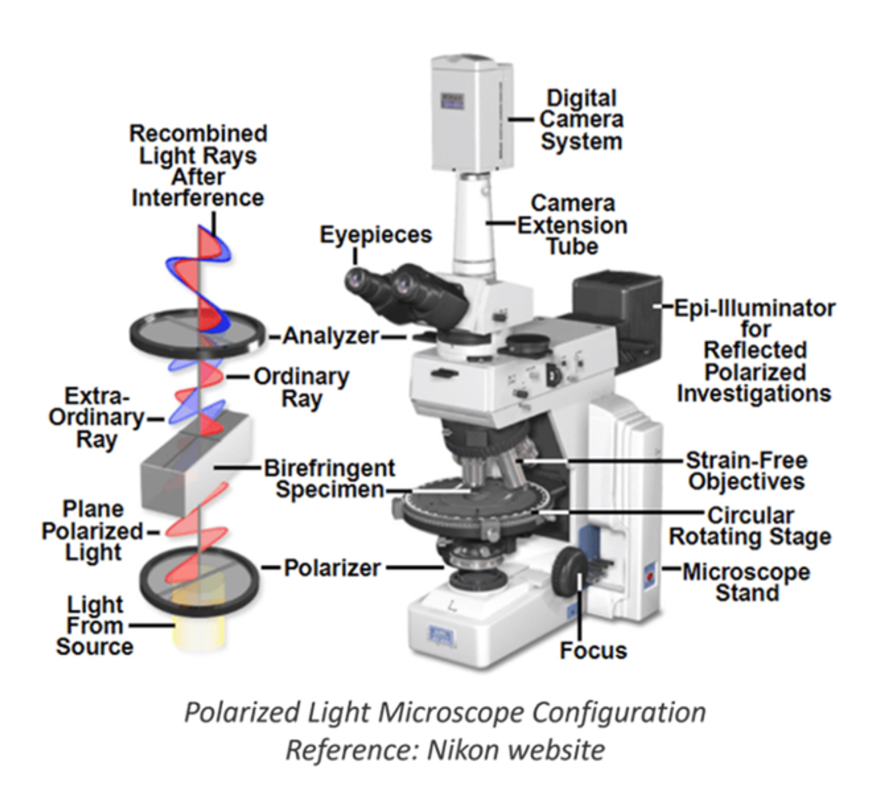 a diagram of a microscope