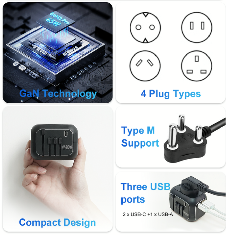 a collage of different types of electrical devices